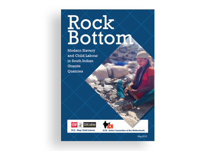 Rock Bottom onderzoeksrapport arbeidsomstandigheden in de Indiase natuursteensector